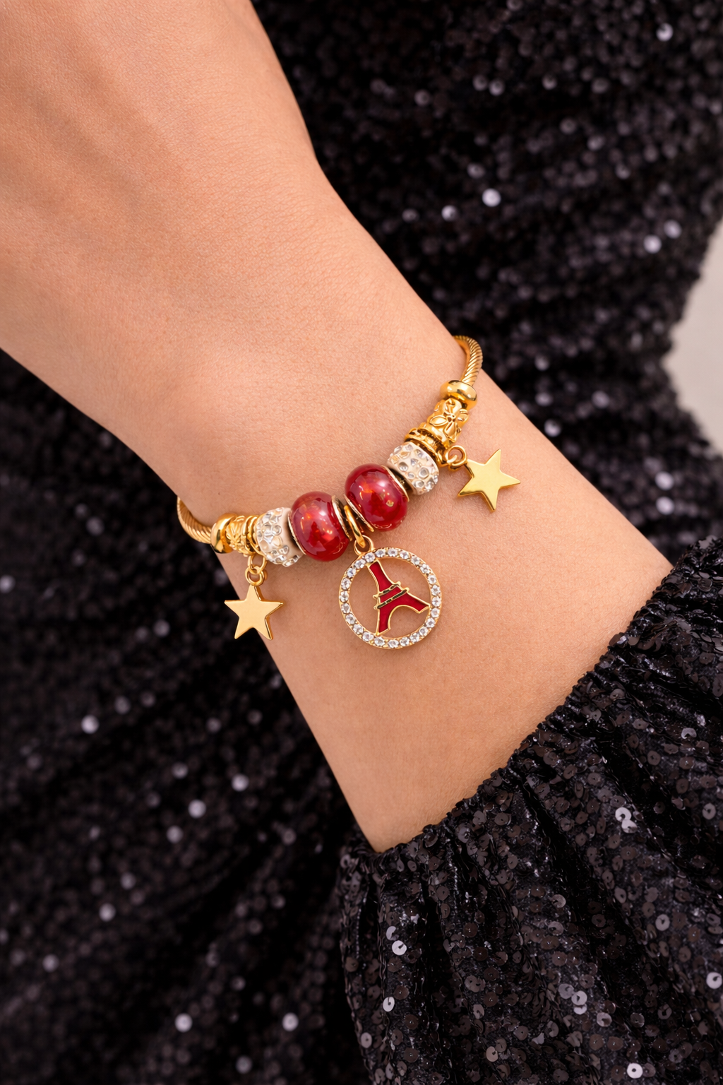 Parisian Star Charm Bracelet