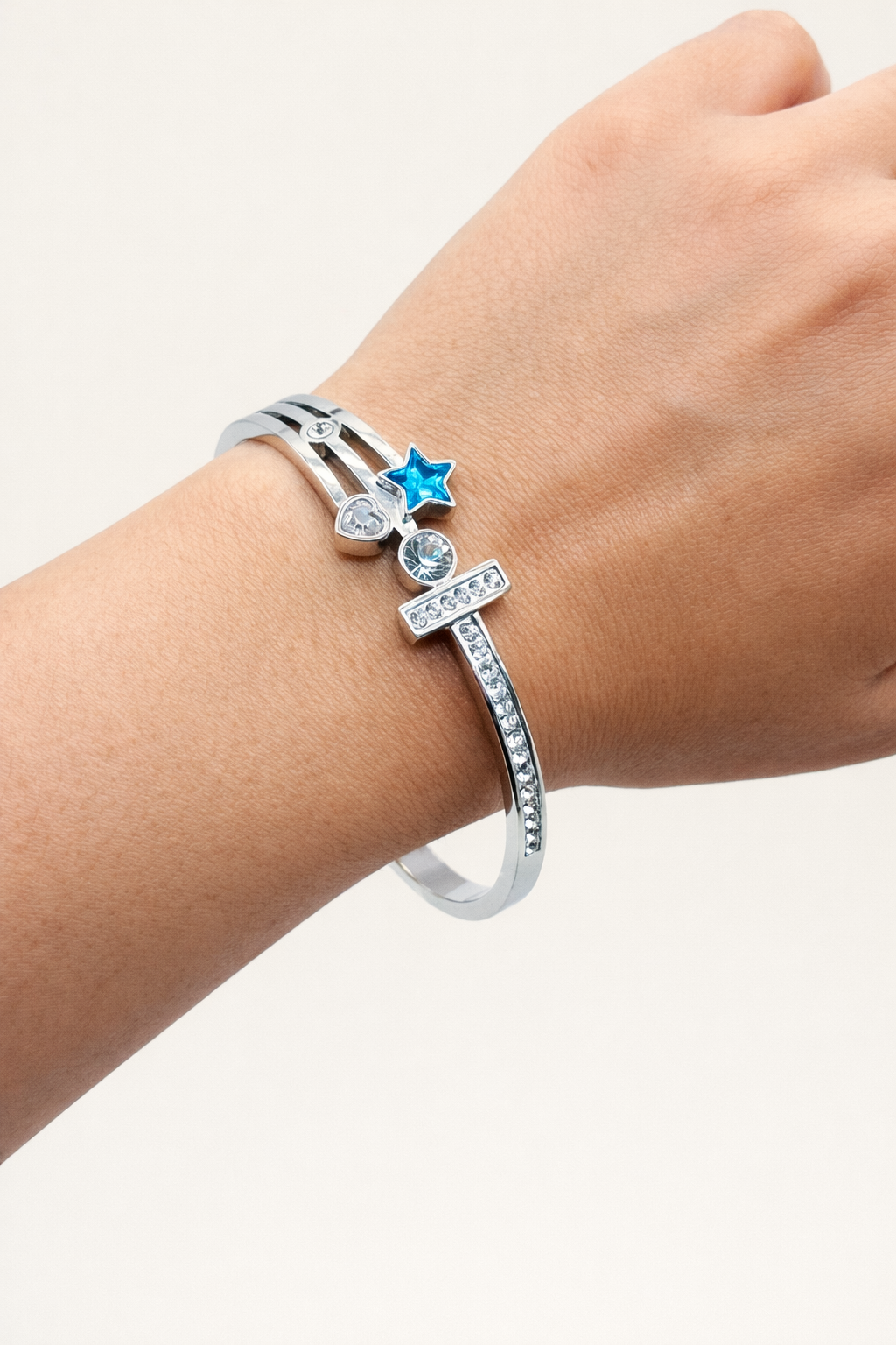 Celeste Charm Silver Bracelet