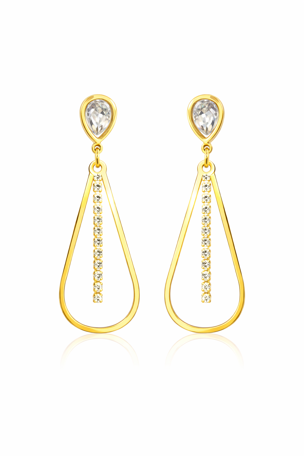 Aurora Teardrop Crystal Earrings