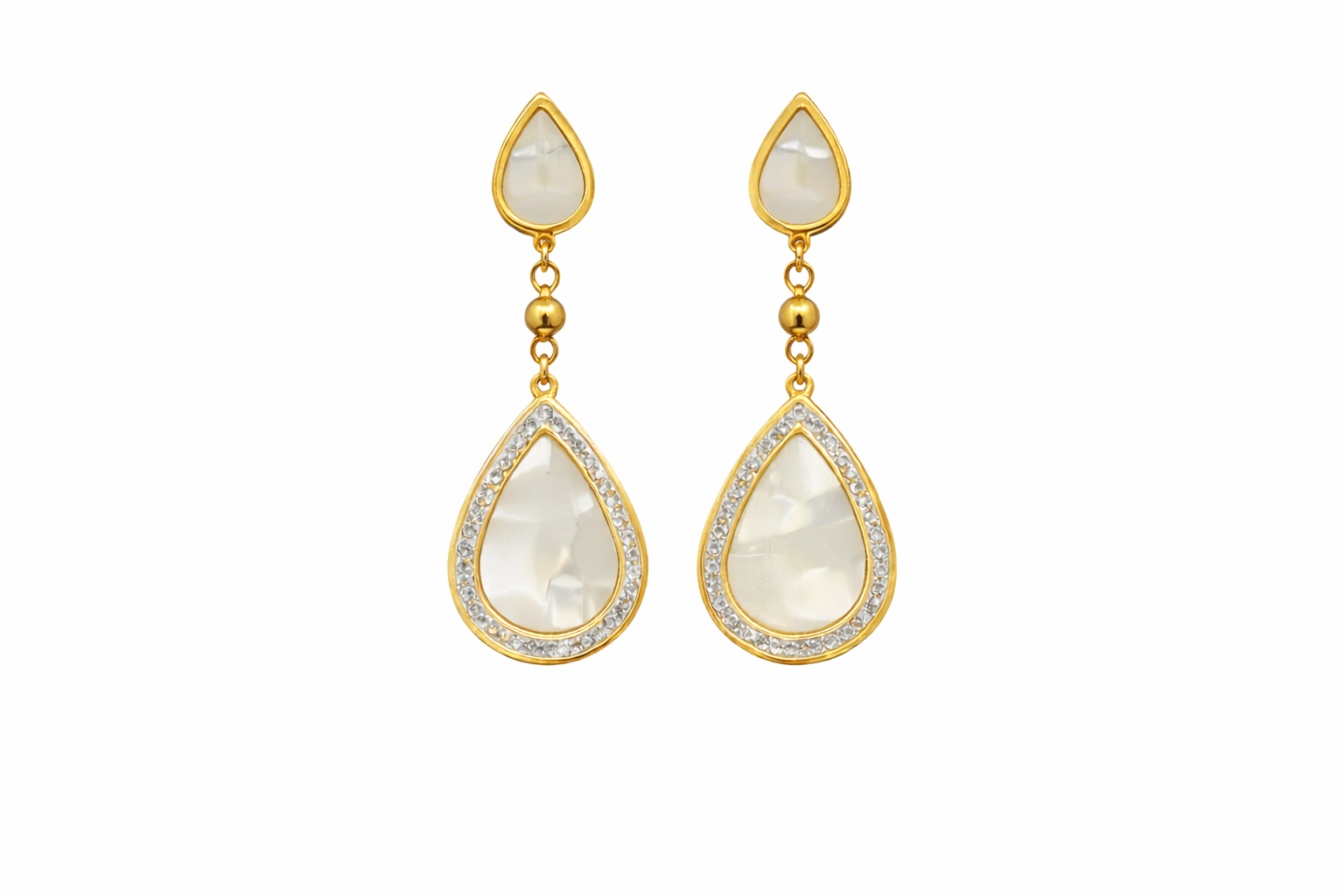 Pear shape Pearl drop Earrings