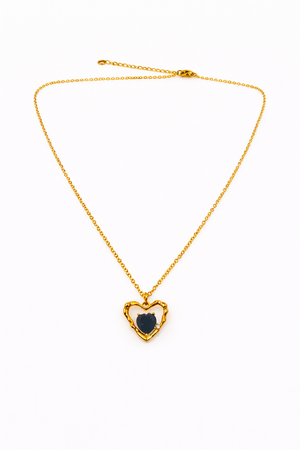 Heart Frame Pendant Necklace |1| Mehrooh