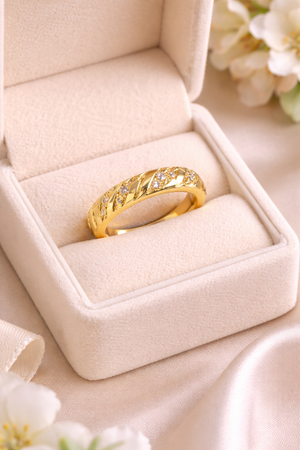 Twisted Radiance Adjustable Ring |5| Mehrooh