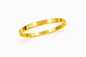 Classic Gold Bangle Bracelet |2| Mehrooh