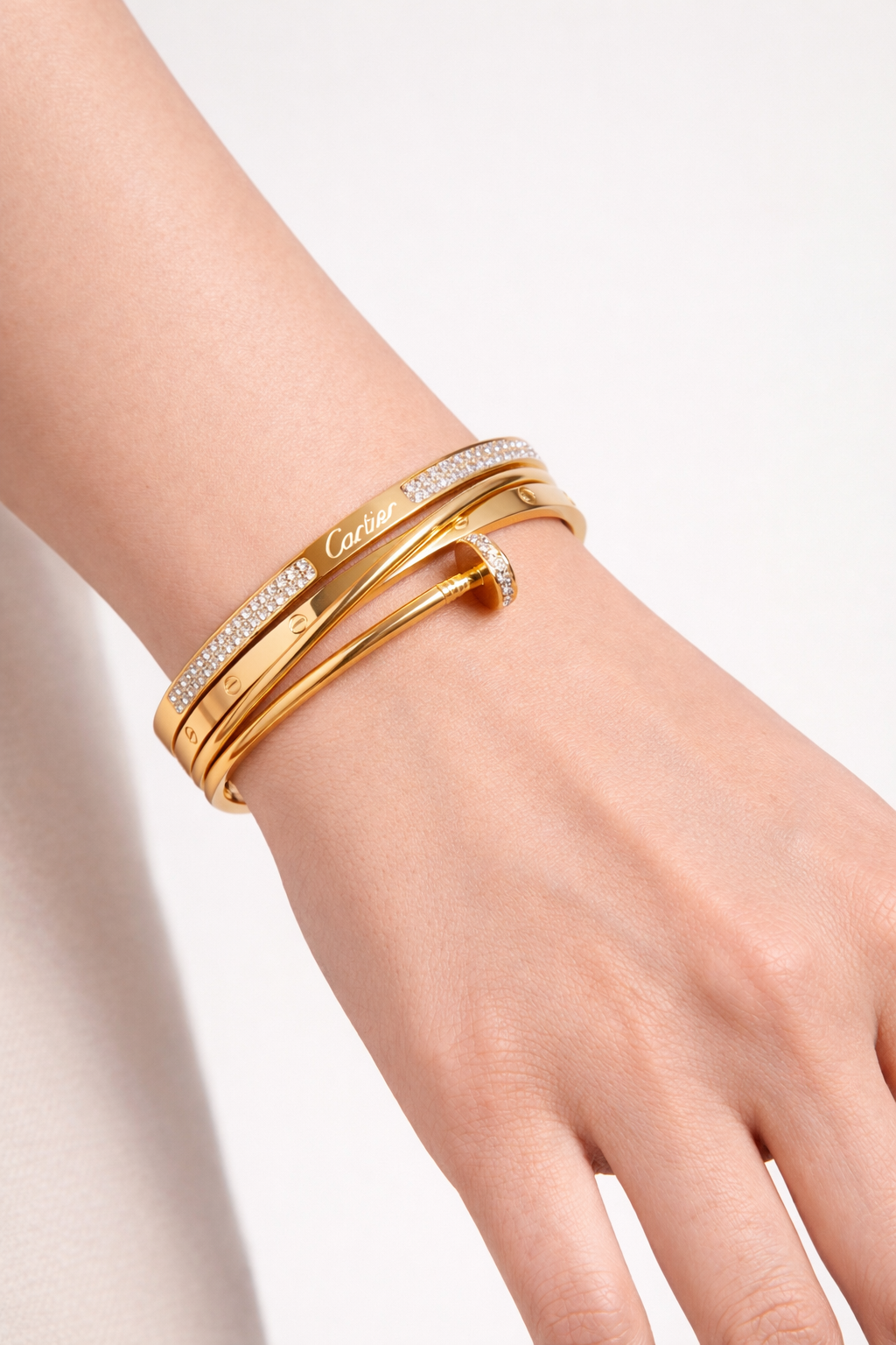 Serene Luxe Stack Bangle