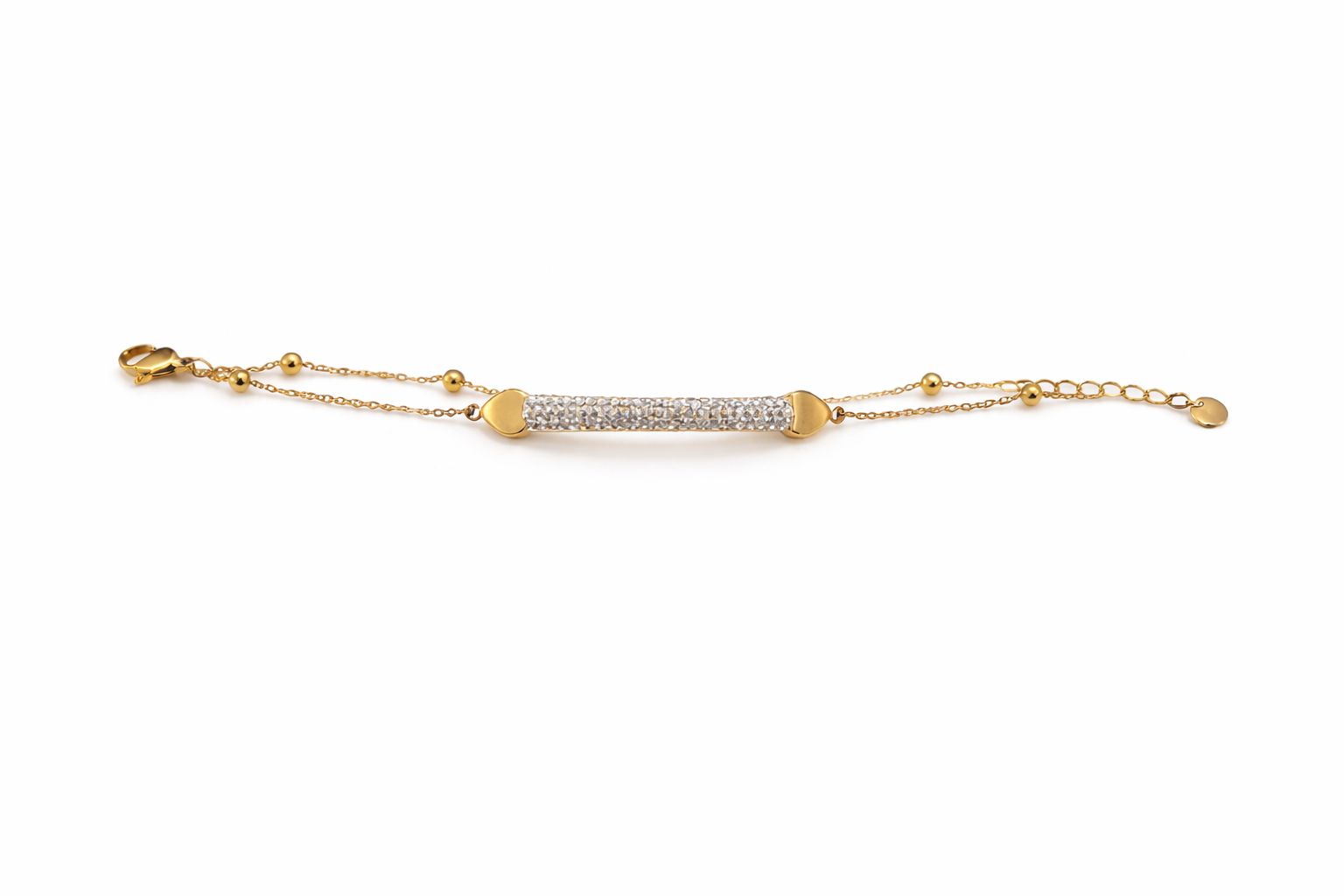 Crystal Bar Layered Bracelet |4| Mehrooh