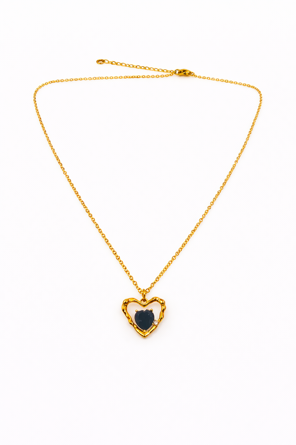Heart Frame Pendant Necklace