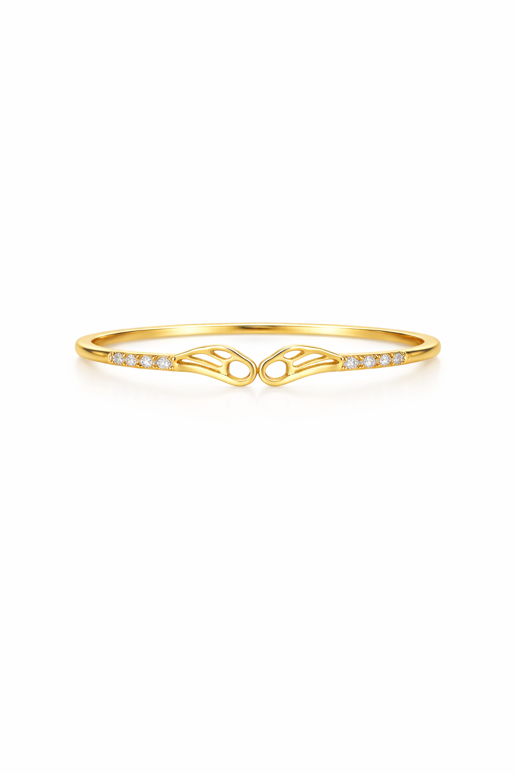 Whisper Wing Sleek Crystal Ring |2| Mehrooh