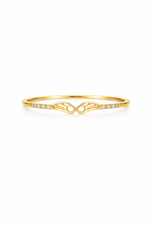 Whisper Wing Sleek Crystal Ring |2| Mehrooh